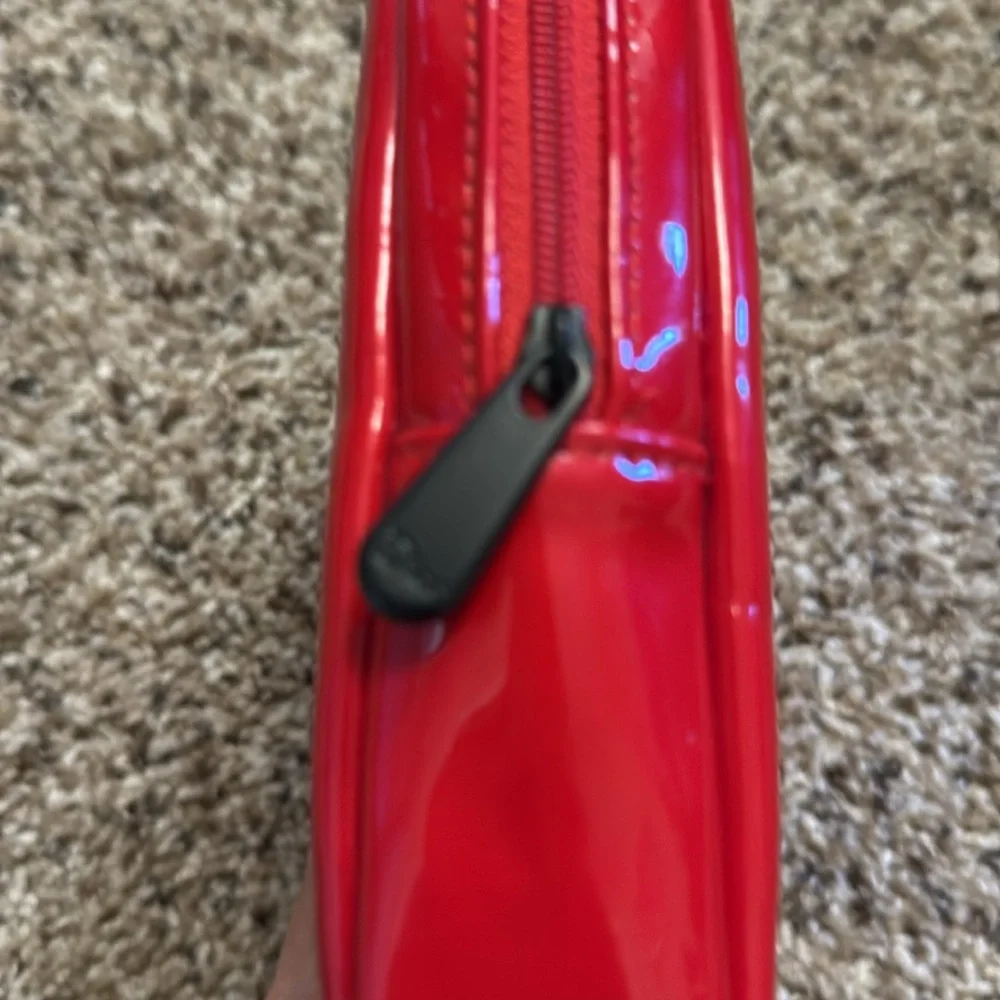 Christian Dior Red Cosmetic Bag NWOT stunning bag to hold all your valuables! - Picture 3 of 6